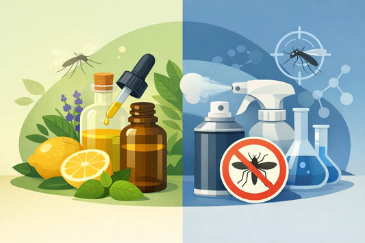 Essential Oil Repellent vs Chemical Spray