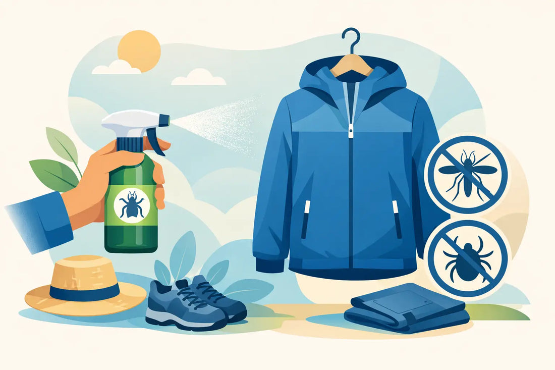 How to Use Bug Spray on Clothes Right